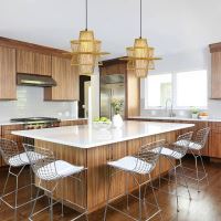 Immax BOHO PINCHOS SMART design pendant luminaire, D45cm, E27 bamboo wood (8)