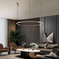 Immax NEO FINO MOON Smart Hängeleuchte 2x Halbkreis, 120 cm, 72 W, Zigbee 3.0, Kupfer (12)