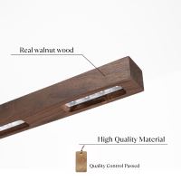Immax NEO-MADEIRA linear walnut wood 157 cm, 37 W, 3000 K, on a cable, dimmable with a sensor (27)