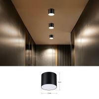 Immax NEO LITE RONDATES Smart Ceiling Light Black 11,5cm 18W 1458lm Tuya WiFi BEACON