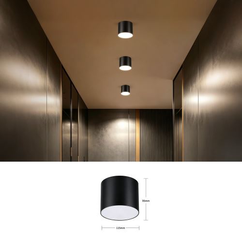 Immax NEO LITE RONDATES Smart-Deckenleuchte Schwarz 11,5cm 18W 1458lm Tuya WiFi BEACON (10)
