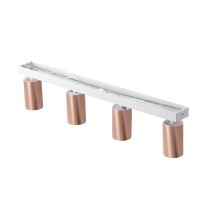 Immax PUNTO-4 Decken-Wandstrahler linear 4 Köpfe GU10, Kupfer/Weiß (9)