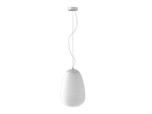 Immax NEO COCONO závěsný lustr bílé sklo 24x34cm včetně Smart zdroje E27 RGBW (4)