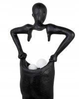 Immax SILUETTE Human Houdini 185 cm – Stehlampe in Skulpturform, Fiberglas, schwarz, 4xG9 (18)