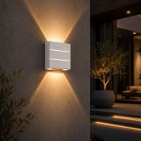 Outdoor LED Immax LUXLINE,wall light,WHITE, 6W,3000K,240V,IP54 (12)