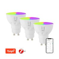 Immax NEO set 3x smart bulb LED GU10 4,8W RGB + CCT color and white, dimmable, zigbee (20)