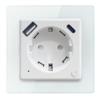 Smart indoor socket Nexa without pin, Immax NEO, type F, 1xUSB, 1xUSB C, PD 20W, WiFi