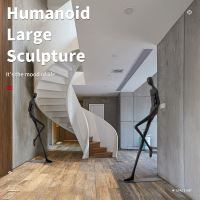 Immax SILUETTE Human RELAX 178 cm – Skulptur, Fiberglas, schwarz (4)