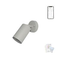 Immax NEO PARED Smart spot ceiling wall lamp outdoor, gray GU10 Zigbee (4)