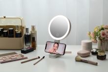 LED-Kosmetikspiegel Immax SWEET Make up doppelseitig, 10-fache Vergrößerung, CCT, weiß (2)