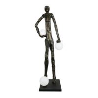 Immax SILUETTE Glam Aura – 185 cm – sculpture, floor lamp, bronze, fibreglass, 3xE27 (2)