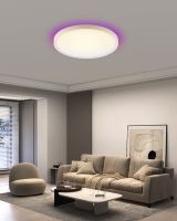 Immax NEO LITE TUDO Smart ceiling luminaire RGB backlight 40cm 50W Tuya WiFi black (3)