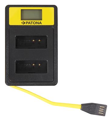 Netzteil Dual Canon LP-E12 s LCD,USB