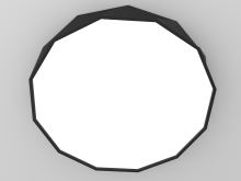 Immax NEO DIAMANTE Smart ceiling light 80cm 60W 4450lm black Zigbee 3.0 (4)