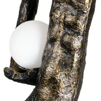 Immax SILUETTE Glam Aura – 185 cm – sculpture, floor lamp, bronze, fibreglass, 3xE27