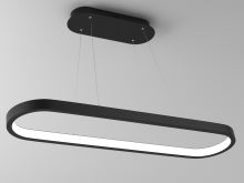 Immax NEO HIPODROMO Smart Hängeleuchte 120x30cm, 42W schwarz Zigbee 3.0 (4)