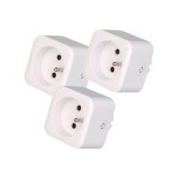 Immax NEO LITE Smart set 3x indoor socket v2 with pin, type E, WiFi