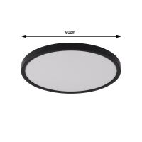 Immax NEO LITE TUDO Smart Ceiling Light RGB Backlight 60cm 65W Tuya WiFi Beacon Black (12)