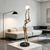 Immax SILUETTE Human WOMAN – 80 cm – sculpture, floor lamp, fibreglass, rose gold, 1xG9 (6)