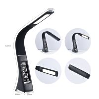 LED table lamp Immax LEATHER BLACK