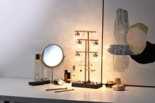 Immax 2-in-1 LUMITREE decorative LED lamp and rose gold jewelry organizer (2)
