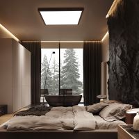 Immax NEO LITE FRAME Smart ceiling luminaire 60x60cm, IP44, CCT, WiFi, Tuya, BEACON black (7)