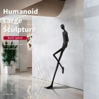 Immax SILUETTE Human RELAX 178 cm – Skulptur, Fiberglas, schwarz (6)