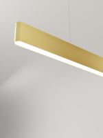 Immax NEO MILANO Smart linear pendant light, gold, 120cm, CCT 40W+RGB 18W, Zigbee 3.0 (2)