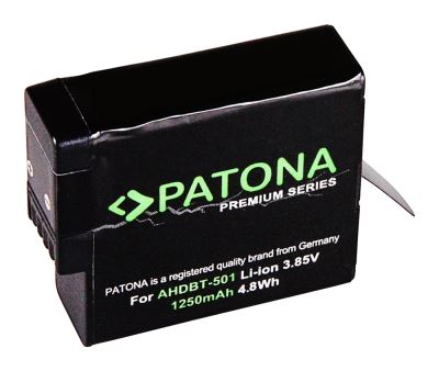 Akku GOPRO Hero 5/6/7 /8  AABAT-001 1250mAh Li-Ion Premium