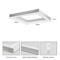 Immax NEO CANTO SLIM Smart Deckenleuchte 80x80x7cm 66W weiß Zigbee 3.0 (6)