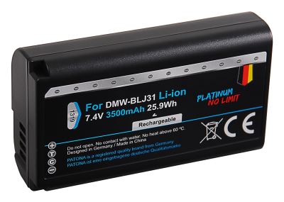 Battery Panasonic DMW-BLJ31 3500mAh Li-Ion Platinum DC-S1