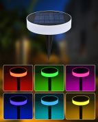 Immax NEO LITE intelligente Solarlampe RUND, RGB, IP65, BT, TUYA