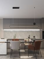 Immax NEO LITE OVALE Smart pendant luminaire black 122cm 50W Tuya WiFi with BEACON support (4)