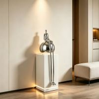 Immax SILUETTE Imperial OBR 113 cm – SMART LED 16 W sculpture, fibreglass, polished chrome (11)