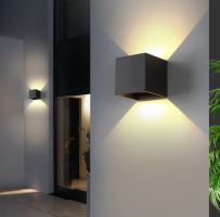 Outdoor LED light Immax DICE wall, 6W, 340lm, IP65, anthracite (1)