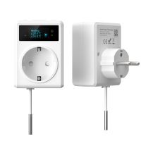 Smart indoor socket with thermometer without pin, Immax NEO, type F, WiFi