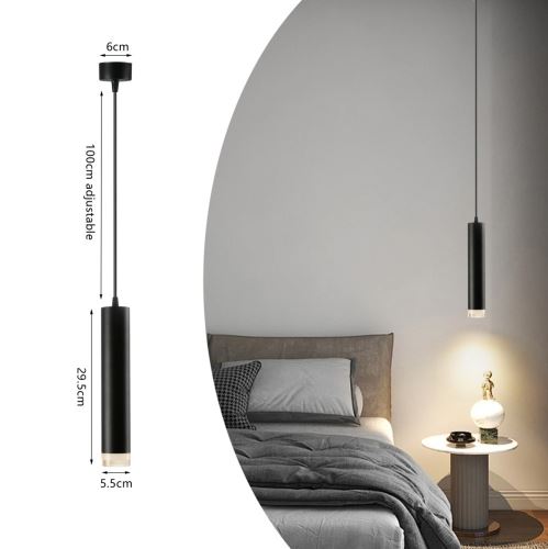 Immax NEO PUNTO-ZA Intelligenter Decken-Pendelleuchten GU10 4,8W, RGB+CCT Zigbee 3.0 (1)