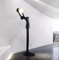 Immax SILUETTE Human GIRL 210 cm – sculpture, floor lamp, black, fiberglass, 1xE27 (11)
