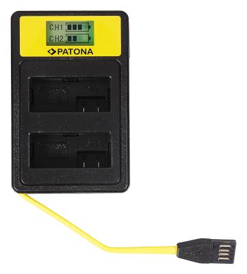 Charger Dual Canon LP-E8 s LCD,USB