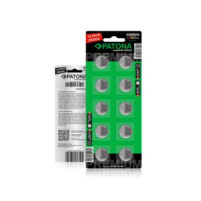 Lithium-Batterien CR2032 3V-10St. PATONA Premium