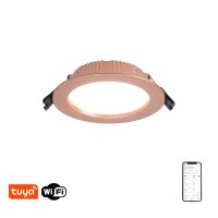 Immax NEO DOWN ceiling luminaire 12cm 12W WIFI BEACON CCT dimmable copper/ Rose gold (10)