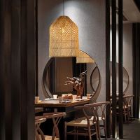 Immax BOHO PELO design pendant luminaire, D35cm. E27, rattan (6)