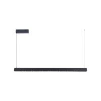 Immax NEO-MADEIRA black wood linear 122cm26W on cord Tuya WIFI BEACON CCT dimmable (1)