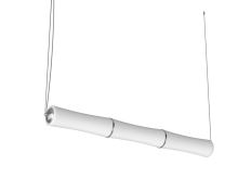 Immax NEO BAMBOOS Smart Hängeleuchte 135cm 45W weiß Zigbee 3.0