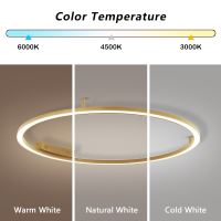 Immax NEO FINO ceiling (wall) luminaire gold 120cm 72W 4752lm Tuya Zigbee 3,0 with remote control. (5)