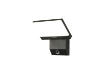 Immax MODERN outdoor LED wall light with PIR sensor, 18W, 1278lm, IP65, black