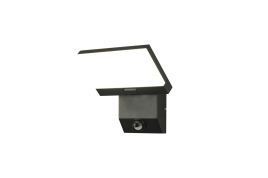 LED-Außenleuchte Immax MODERN Wandleuchte mit PIR-Sensor, 18 W, 1278 lm, IP65, schwarz
