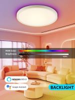 Immax NEO LITE TUDO Smart Ceiling Light RGB backlight 60cm 65W Tuya WiFi Beacon white (19)