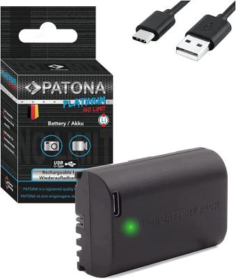 Aku Canon LP-E6/LP-E6N 2250mAh Li-Ion Platinum USB-C charging