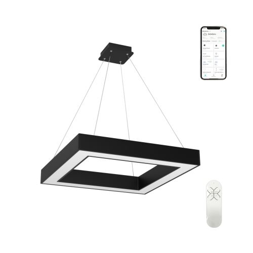 Immax NEO CANTO Smart Hängeleuchte 80x80cm 60W schwarz Zigbee 3.0 (11)